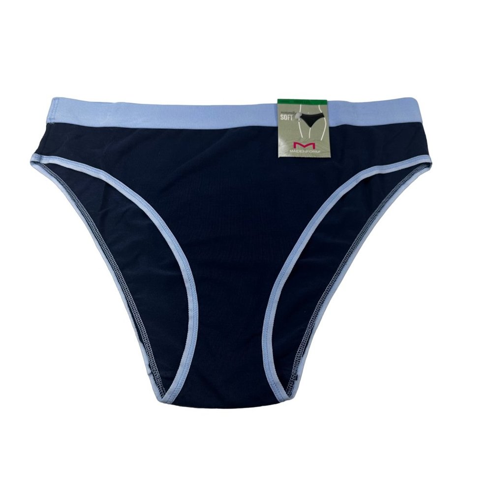 Women's Black and Blue Intimate Briefs